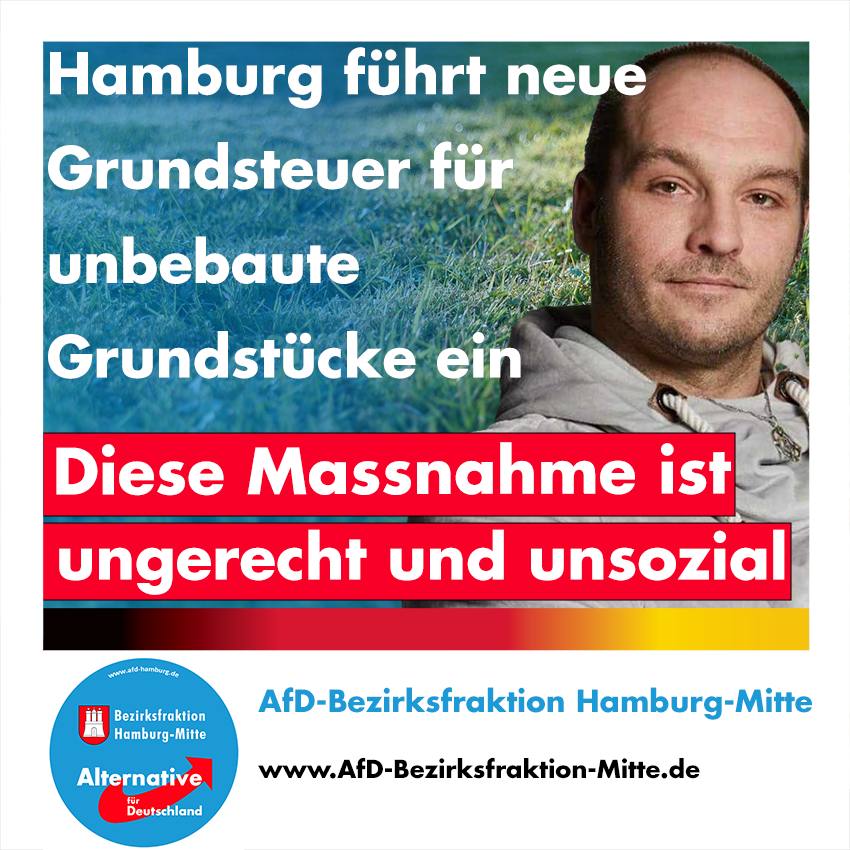 Hamburg F Hrt Grundsteuer F R Ungebaute Grundst Cke Ein Afd